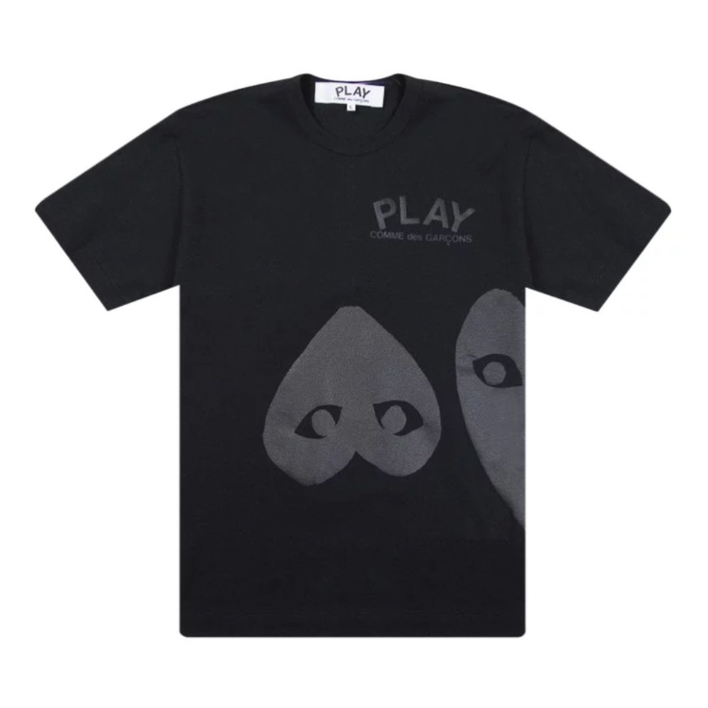 Play Comme des Garçons black cotton t shirt